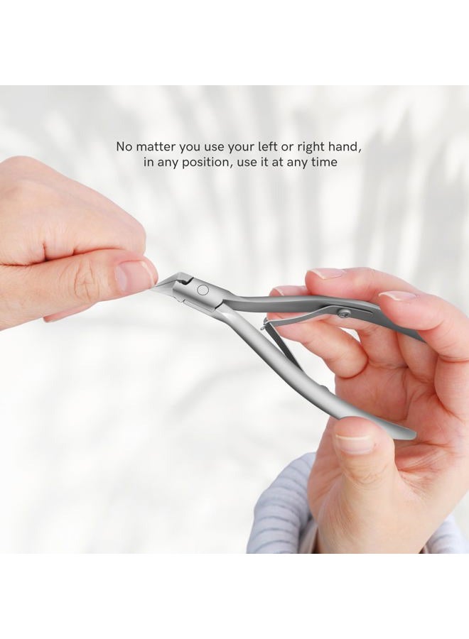 Cut it Professional Ingrown Nail Clipper - Wide Jaw Straight Blade Toenail Clipper for Thick Ingrown Toenails - Heavy Duty 3CR13 Stainless Steel Ingrown Toenail Tool for Seniors - Image 4