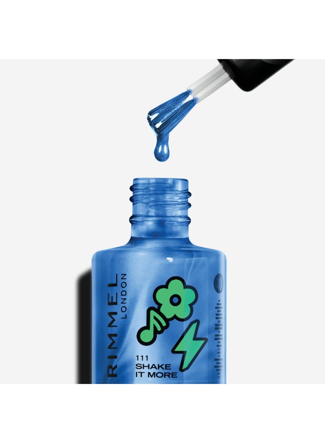RIMMEL LONDON Full Volume Collection Super Gel Nail Polish - 111 - Shake it More, 12ml - Image 3
