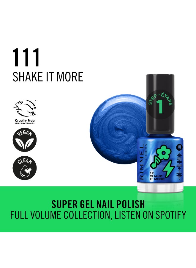 RIMMEL LONDON Full Volume Collection Super Gel Nail Polish - 111 - Shake it More, 12ml - Image 2