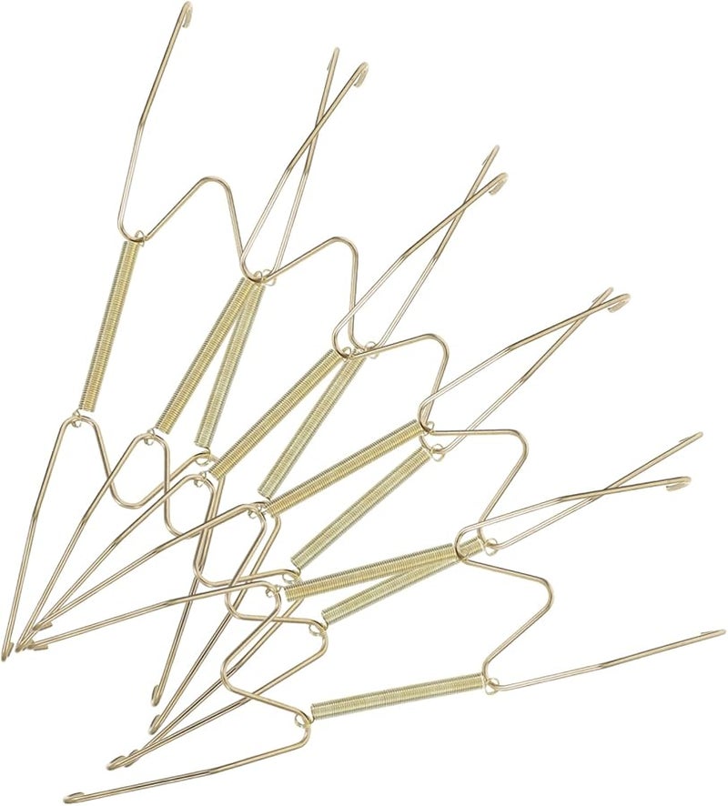 STOBOK 5 قطع W شكل رف حائط معدني من لوحات الربيع لتعليق آمن وديكور المنزل - Image 2