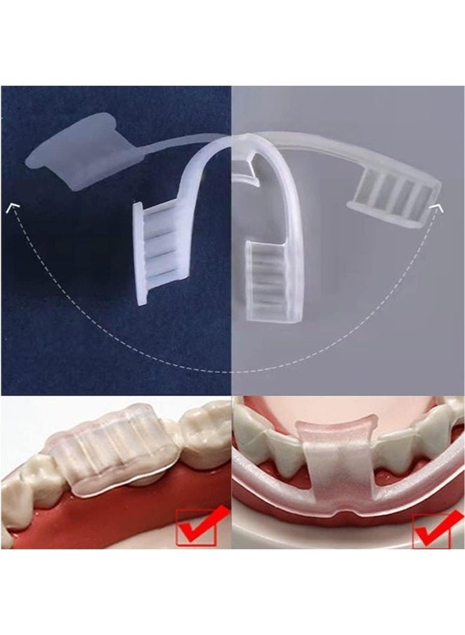 Generic 4PCS Sleep Guard Total Tooth Protection Bruxism Mouth Guard Night Universal Night Mouth Guard Teeth Grinding Night Guard for Adults Suitable for Night Sleep  - Image 4
