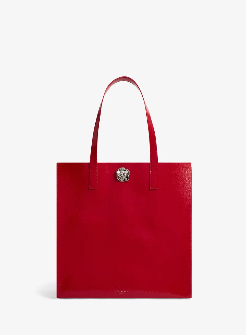 تيد بيكر Rosenni Rose Detail Crinkle Large Tote