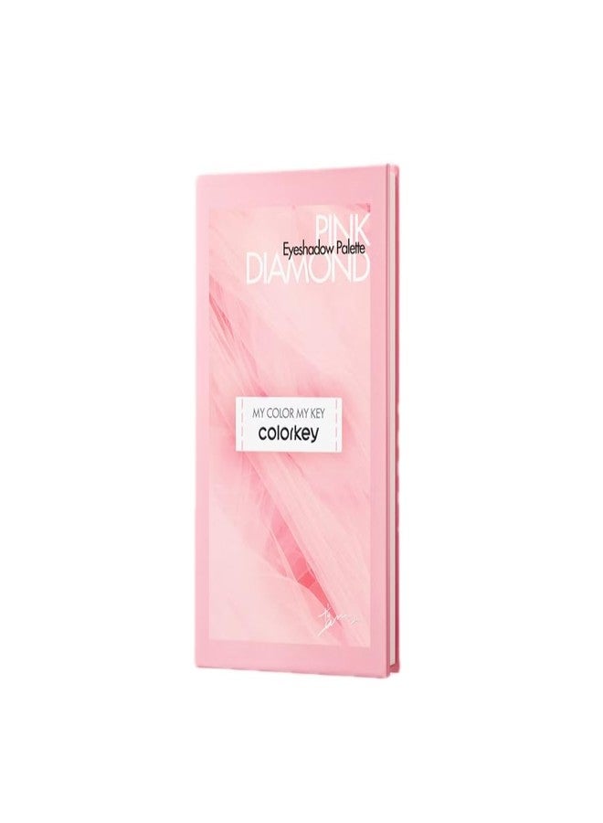 COLORKEY Pink Diamond 7-Color Eyeshadow Palette, Matte & Shimmer, Multi-Use, Long-Lasting, Non-Fallout, High Pigment, Easy to Blend - Image 1