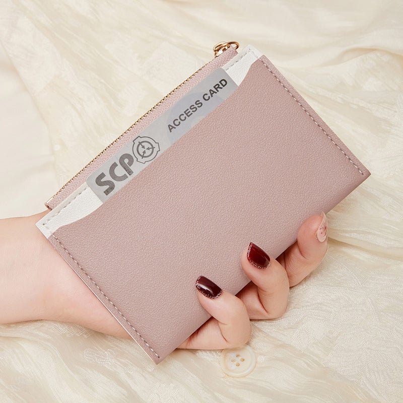Multifunctional Solid Color PU Leather Wallet, RFID Blocking Design Portable Daily Storage Purse for Cards Cash Coin Business Use - Image 2