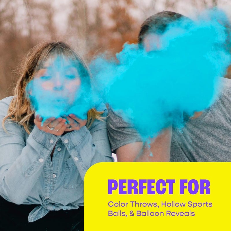 Chameleon Colors Pink Gender Reveal Powder - 1 lb Bags - 10 Pack - For 8-10 People - Vibrant Pink Color - Powder for Baby Girl Gender Reveal - Easy-Open Bags - Easy Cleanup - Non-Toxic - Image 4