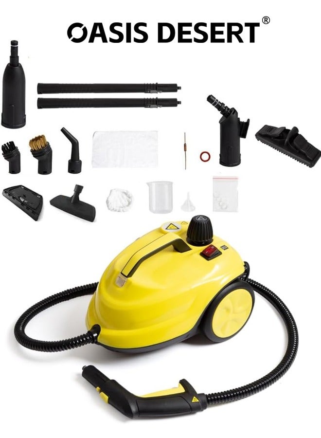 OASIS DESERT Steam Cleaner High Temperature Steam Engine Cleaner Capacity 2000W 5 Bar Steam Pressure for Cleaning Kitchen Bathrooms Kills 99.99% of Viruses and Bacteria - Image 1