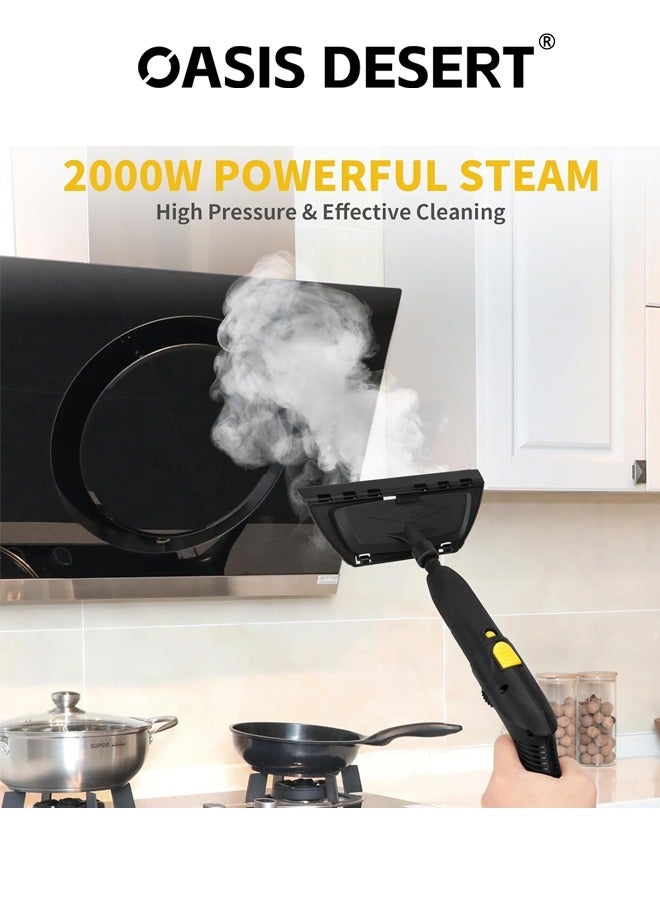 OASIS DESERT Steam Cleaner High Temperature Steam Engine Cleaner Capacity 2000W 5 Bar Steam Pressure for Cleaning Kitchen Bathrooms Kills 99.99% of Viruses and Bacteria - Image 5