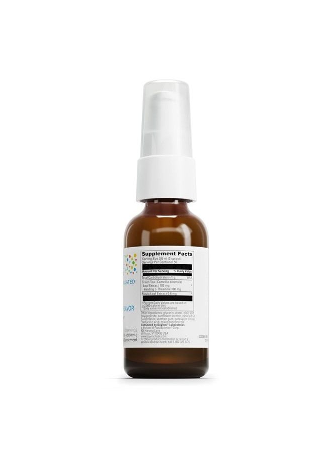 Davinci - Little DaVinci Calm - Calming Supplement for Kids* - Supports Relaxation, Focus and Alertness* - with Green Tea Leaf Extract and Stevia Leaf Extract - Fruit Punch Flavor - 30 ml - Image 1