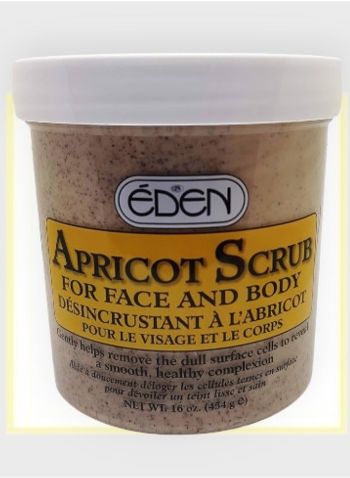 إيدين مقشر المشمش للوجه والجسم 454 جرام - Image 3