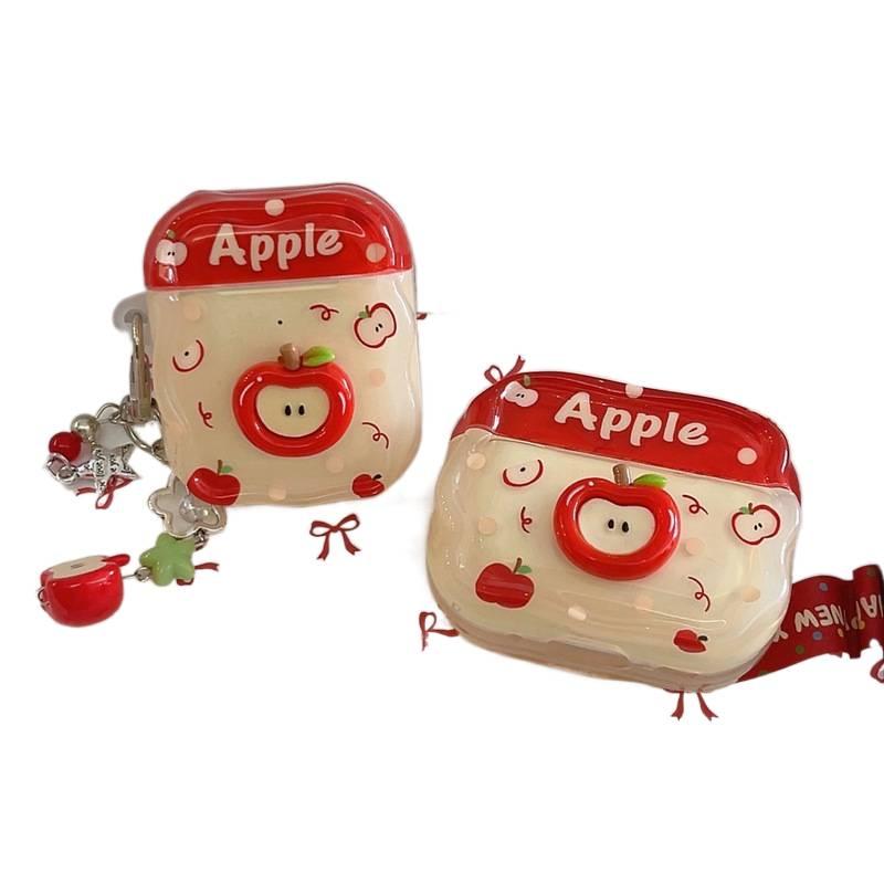 حافظة حماية متوافقة باللون أسود من البلاستيك AirPods 4 AirPods 1 2 مع سماعات AirPods 4 / سماعات AirPods 1 / 2 مع غطاء صلب ومع حلقة تعليق - Image 2