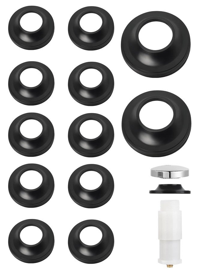 Stitokg 12-Pack Tub Stopper Gasket Universal Fit for Tip Toe - High Elastic Rubber Seal, Prevents Leaks, Easy Install for Bath Drain Assemblies - Image 1