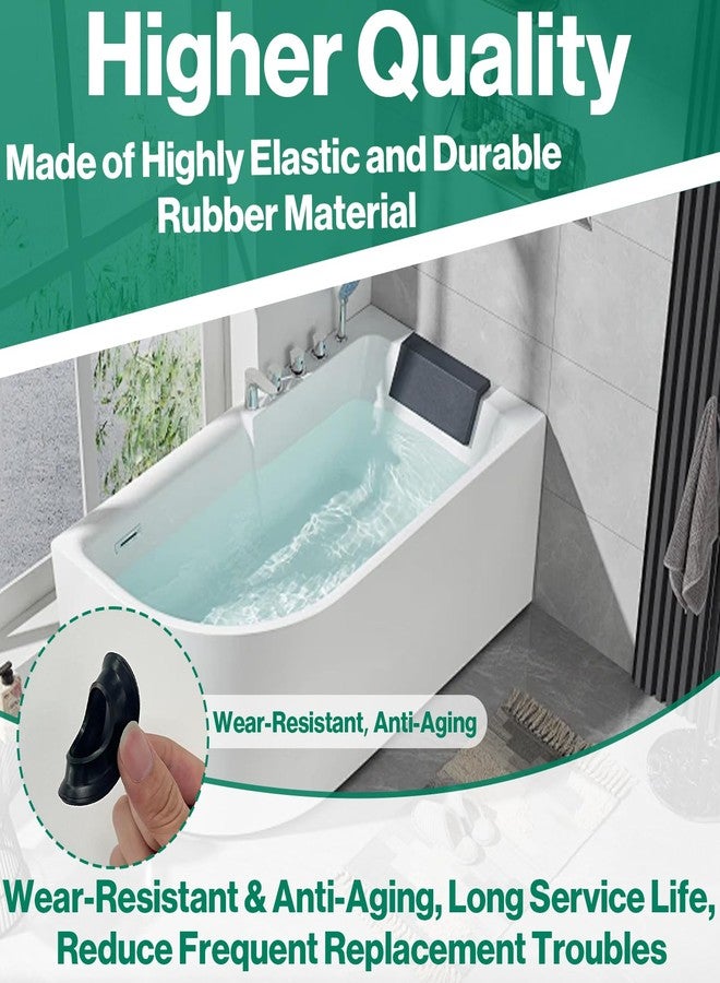 Stitokg 12-Pack Tub Stopper Gasket Universal Fit for Tip Toe - High Elastic Rubber Seal, Prevents Leaks, Easy Install for Bath Drain Assemblies - Image 4