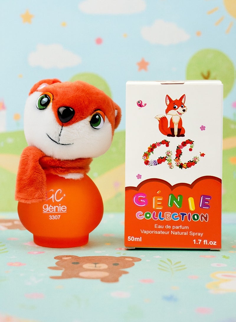 Genie Collection Cute Fox Design Kids Perfume Genie Collection No. 3307 – 30ml | Safe & Long Lasting Perfume for Kids | Unisex Baby Fragrance - Image 1