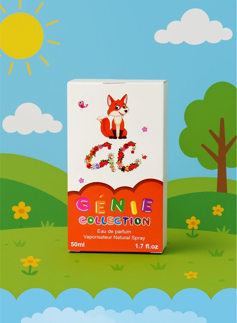 Genie Collection Cute Fox Design Kids Perfume Genie Collection No. 3307 – 30ml | Safe & Long Lasting Perfume for Kids | Unisex Baby Fragrance - Image 3