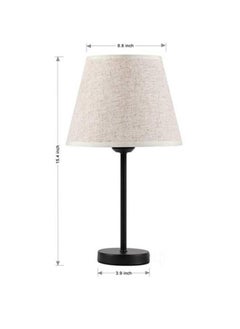 XiuWoo Nordic Retro Style Iron Cloth Cover Fabric Desk Lamp Bedroom Warm Hotel Room Study Decoration Bedside Table Lamp  - Image 5