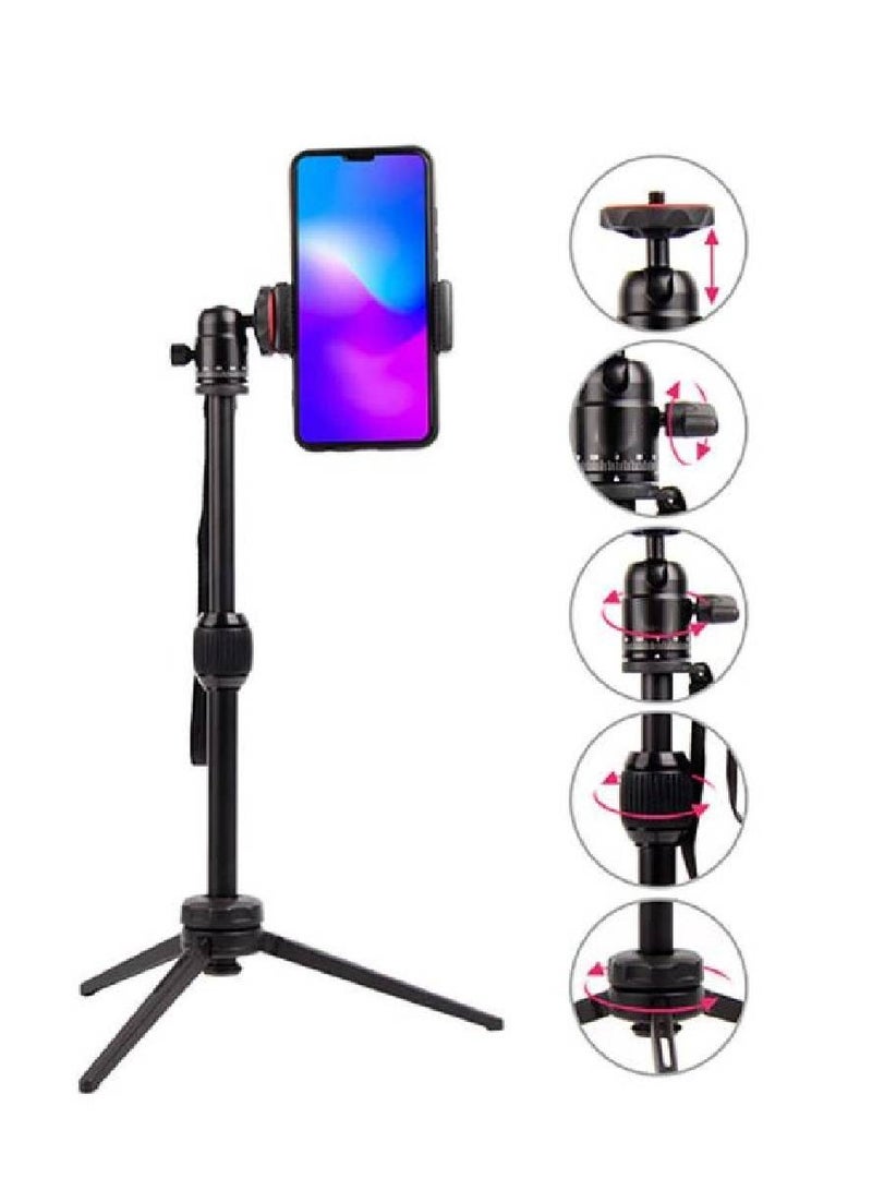 MT-68 Table-Top Extendable Foldable Tripod Stand for Mobile Phones and DSLR & Digital Cameras  - Image 1