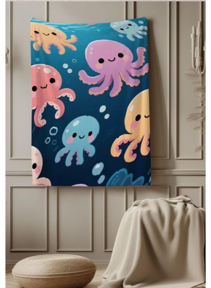 عام بطانية رقيقة من الفانيلا الكرتونية للأطفال والرضع (دافئة ومريحة، ومناسبة للنوم والألعاب) 70 سم * 100 سم - Image 3