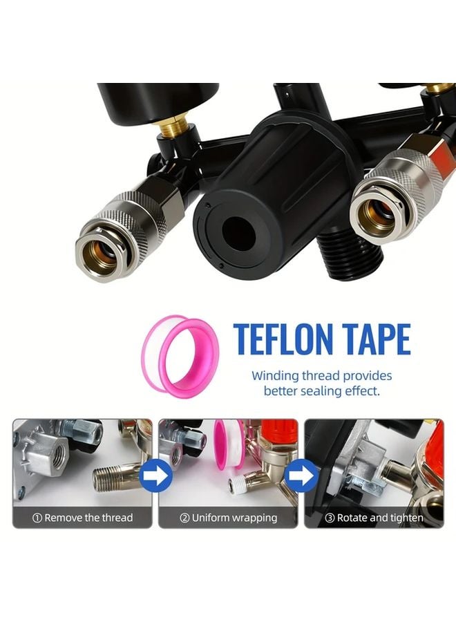 1 Piece Air Compressor Pressure Switch Regulator Control Button Manifold - Image 4