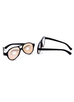 Amosfun Halloween Trick Toy Male Funny Eyes Glasses Funny Costume Eyes Glass Prank Disguise Eyeglass Party Favors Toys For Halloween Fools Day Party Accessory  - Image 4