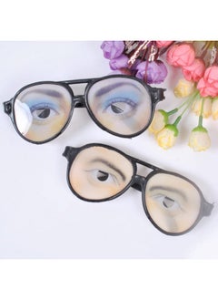 Amosfun Halloween Trick Toy Male Funny Eyes Glasses Funny Costume Eyes Glass Prank Disguise Eyeglass Party Favors Toys For Halloween Fools Day Party Accessory  - Image 3