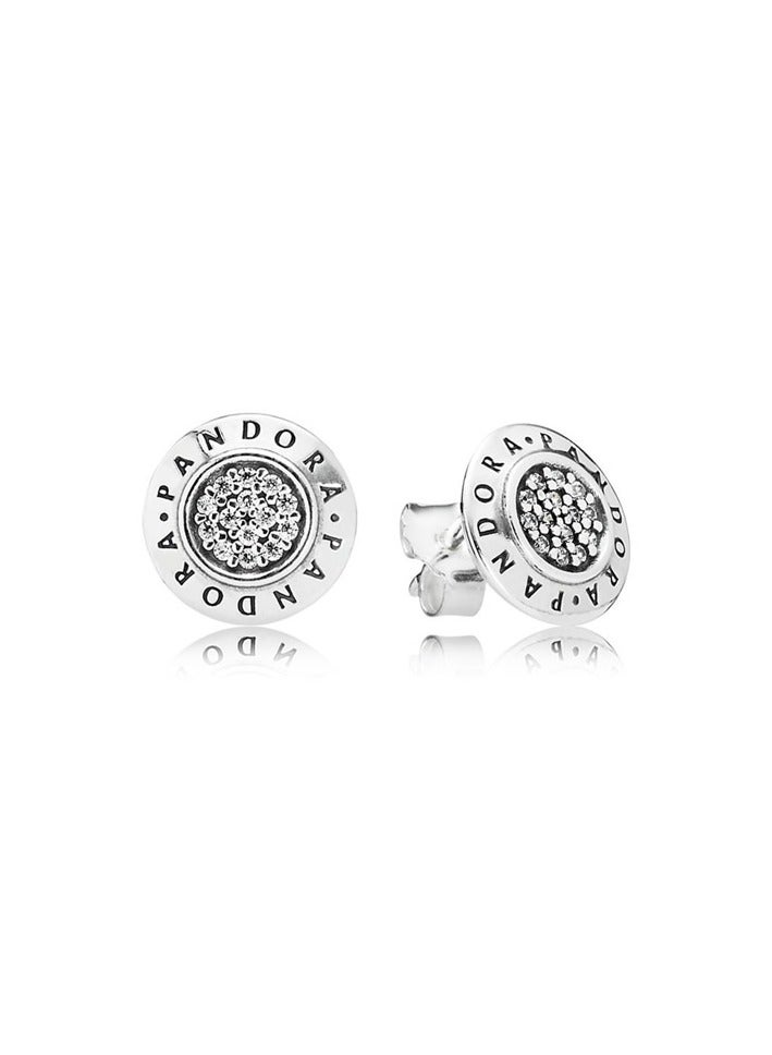 Pan Am Copper Plated 925 Silver Classic logo necklace stud ring set DIY light Luxury - Image 3