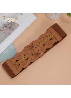 Women Elastic Wide Dress Belt 50S Stretchy Vintage Waist Cinch Belt, A-Brown - pzsku/Z650B864FC90A23A00C56Z/45/_/1735566905/b70846e4-6787-4ccd-b9c7-19a1c89e9dc7