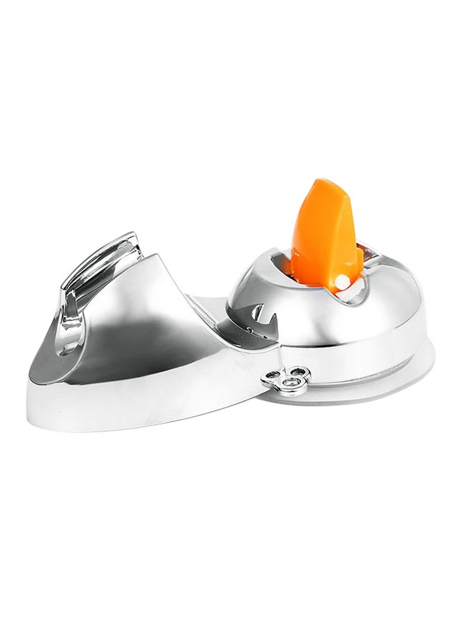 Loquat Adjustable Sucker Shower Head Stand Bracket Holder Silver/Yellow - Image 1
