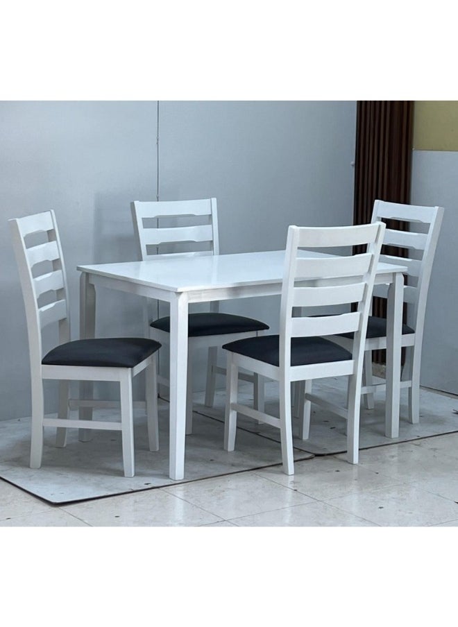 Dining Set Modern Design 4-Seater Comfortable Chairs and Table 1+4 