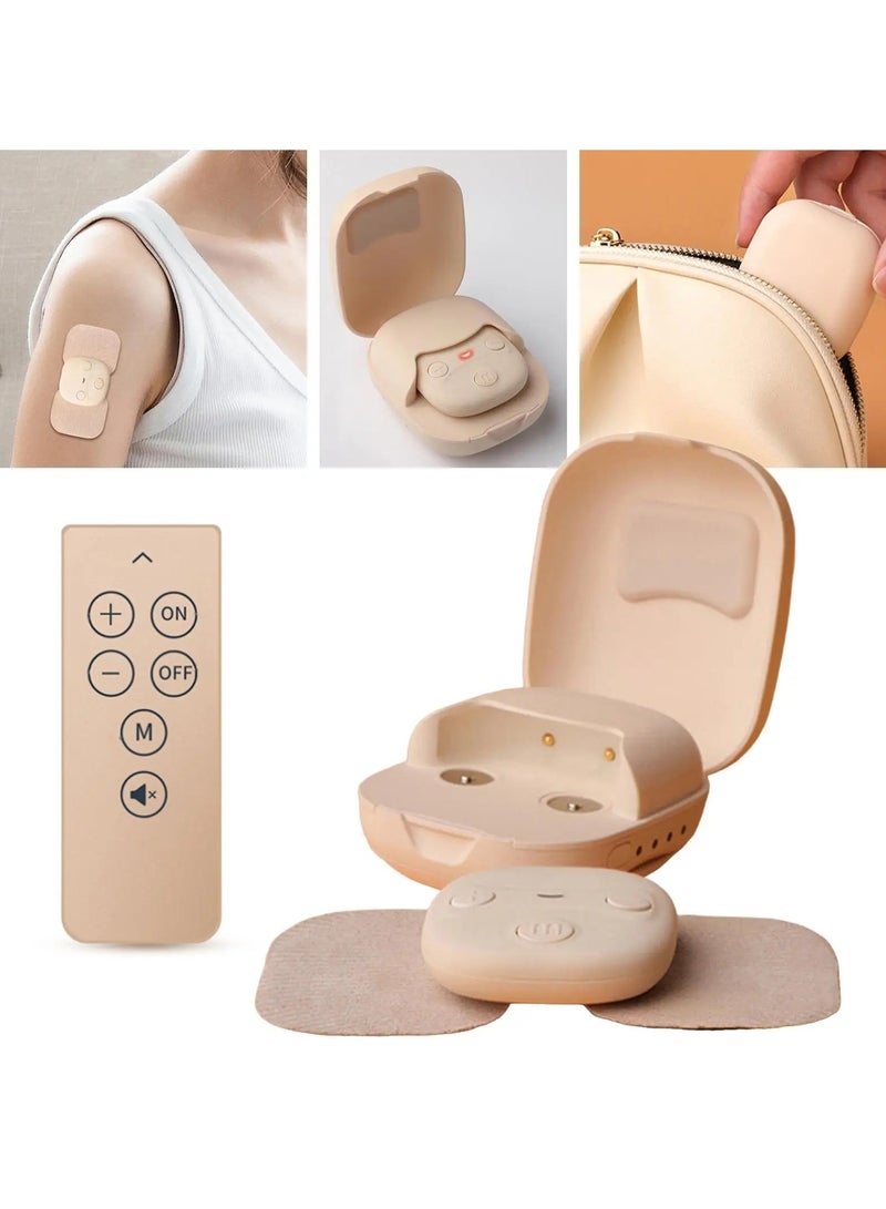 general Mini electric massager with remote control charging box massage patch for shoulder, back and waist muscle relaxation - Image 4