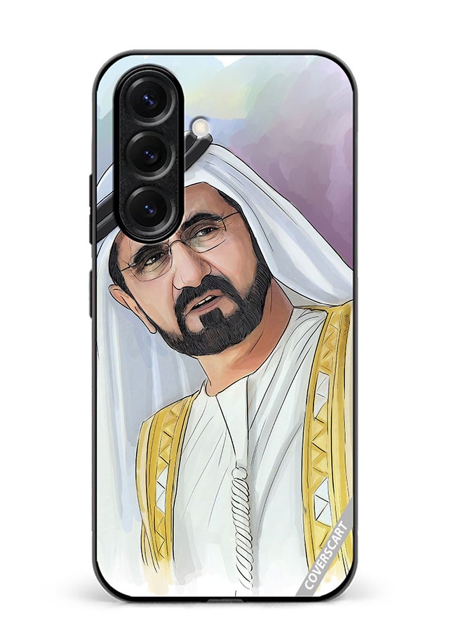 VR CREATIVE Protective Case Cover For Samsung Galaxy S25 Plus Sheikh Mohammed Bin Rashid Al Maktoum Design Multicolour
