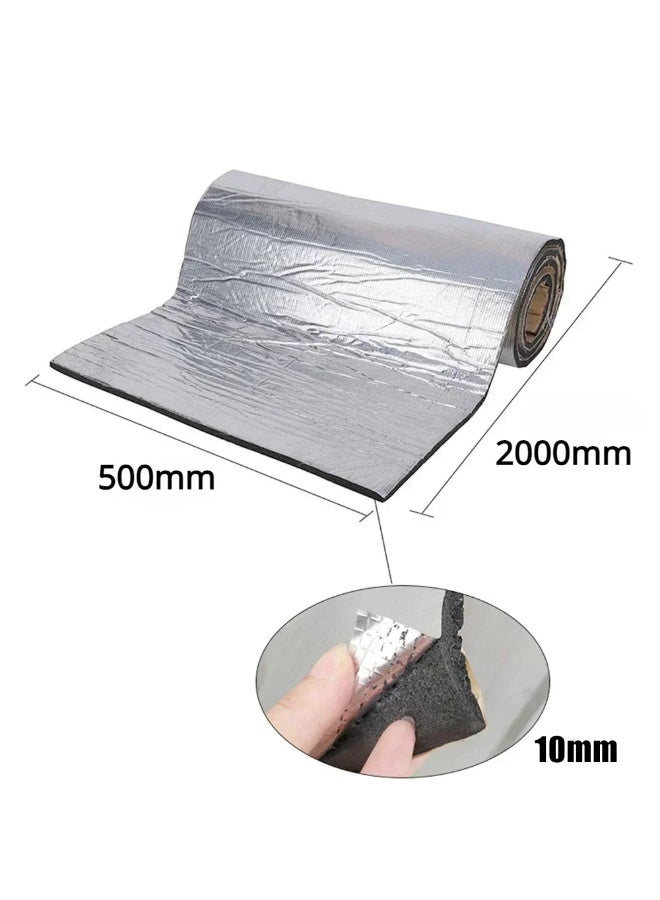 10mm Thermal Insulation Soundproof Foam Mat Roll, 500x2000mm Heat Barrier Acoustic Panel - Image 2