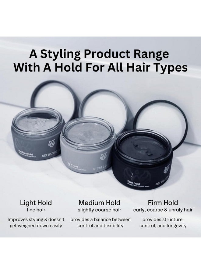 Black Wolf Hair Styling Paste for Men, Medium Hold - Water Based Hair Styling Product for All Hair Styles & Types - Barber Grade Non-Greasy & Long-Lasting Wax - Add Texture & Volume, 3 oz - Image 4