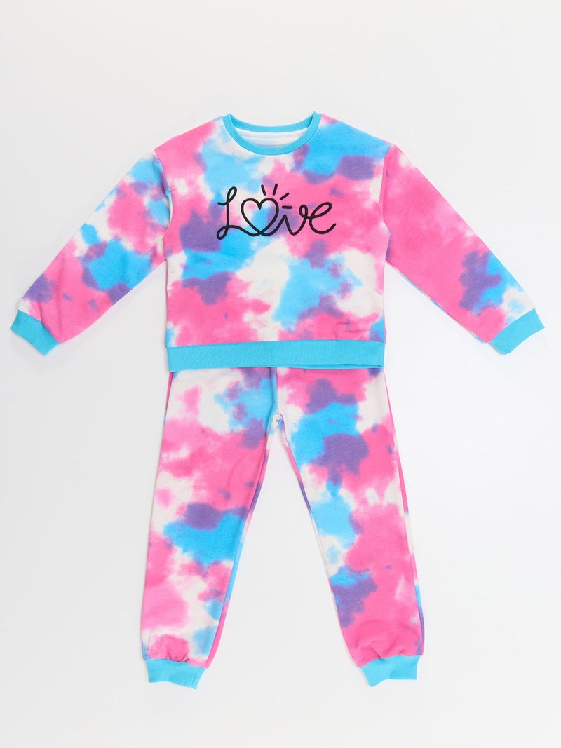 Mshb&G Love Batik Girls Tracksuit  - Image 3