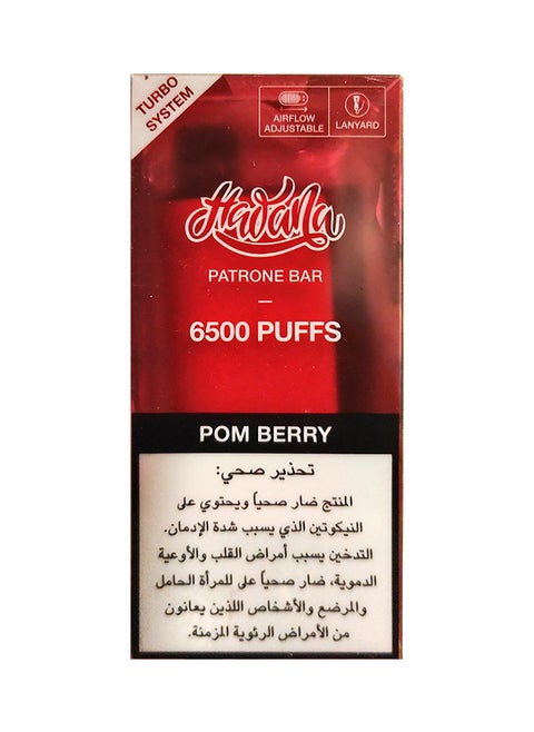 Disposable Pods Vape 6500 20MG Puffs Pom Berry Flavor