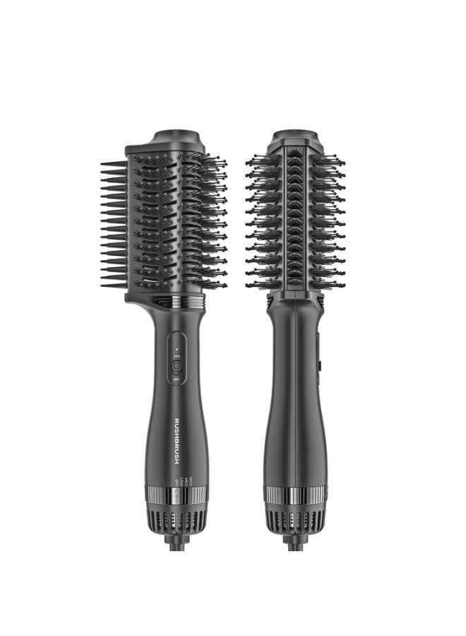 Rush Brush VS1 - 1000w - 3 Heats - 2 Speed Settings - Ionic Technology - Advanced PTC Heating Technology - 360° Swivel Cord - Black - Image 1