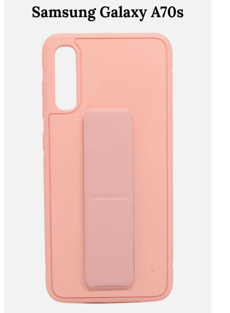 BORTONY Protective Case Cover With Finger Grip Stand For Samsung Galaxy A70s - Image 1