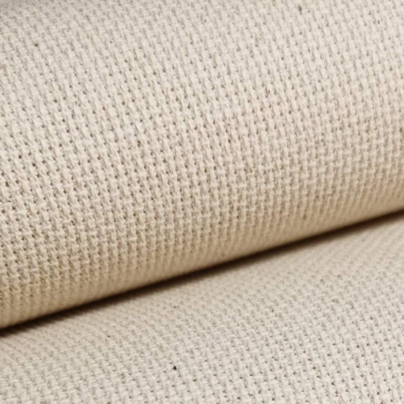 KCS 59" x one Yard 18 Ct Counted Cotton Aida Cloth Cross Stitch Fabric (Natural Oatmeal) - Image 4