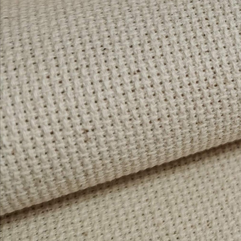 KCS 59" x one Yard 18 Ct Counted Cotton Aida Cloth Cross Stitch Fabric (Natural Oatmeal) - Image 1