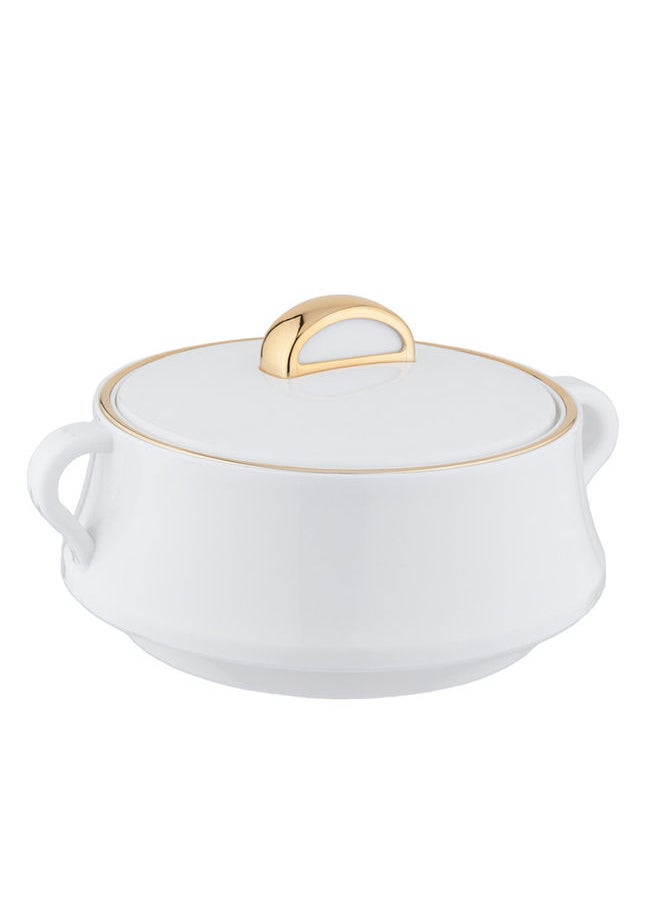 Alsaif Midas
 Hotpot With Two Handles  White 0.5,1,1.5Liter  - Image 3