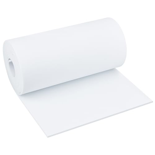 BENECREAT 118x118 Inch White EVA Foam Sheet 5mm Thick EVA Foam with High Density Large Crafts Foam Roll for Art Craft Cosplay Costume DIY Projects - Image 1