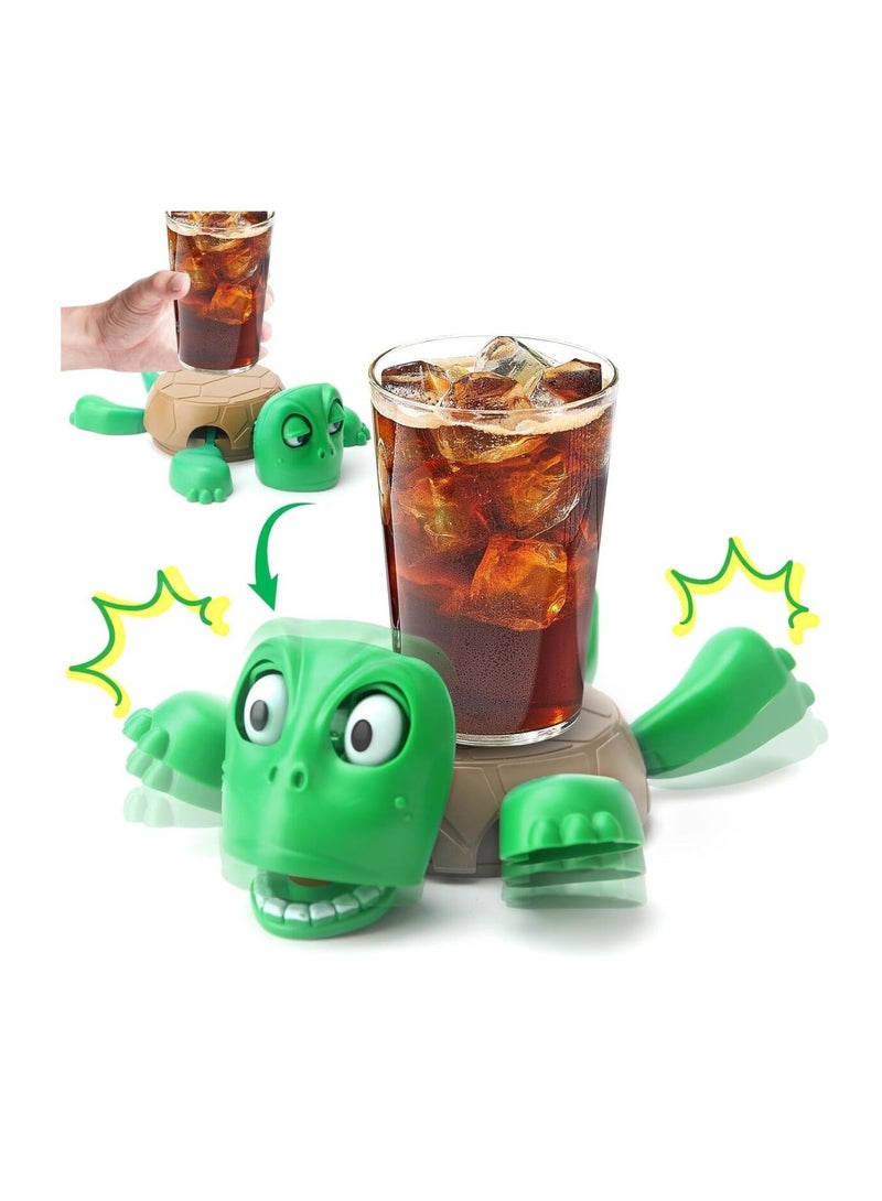 Turtle-shaped coaster, a fresh touch for the table, green color - Image 2