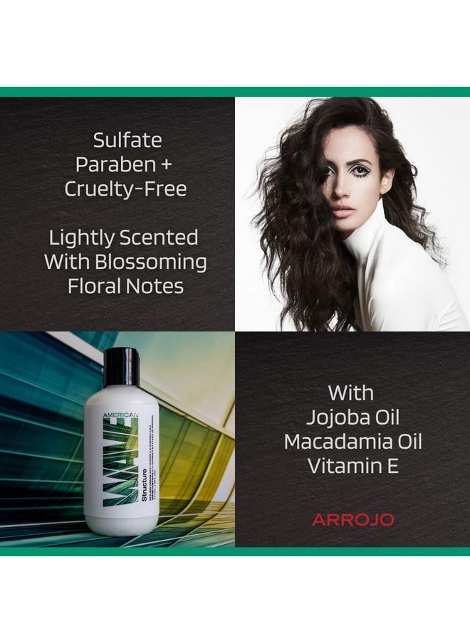 ARROJO Structure Curl Cream Hair Cream For Pillowy Soft Curls Sulfate & Paraben Free Curl Defining Cream Curling Cream W/ Biotin & Jojoba Oil Curly Hair Products For Men & Women (6 Oz)  - Image 5