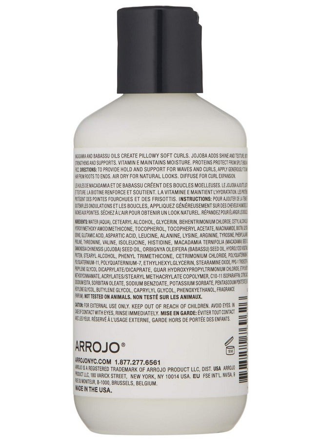ARROJO Structure Curl Cream Hair Cream For Pillowy Soft Curls Sulfate & Paraben Free Curl Defining Cream Curling Cream W/ Biotin & Jojoba Oil Curly Hair Products For Men & Women (6 Oz)  - Image 3