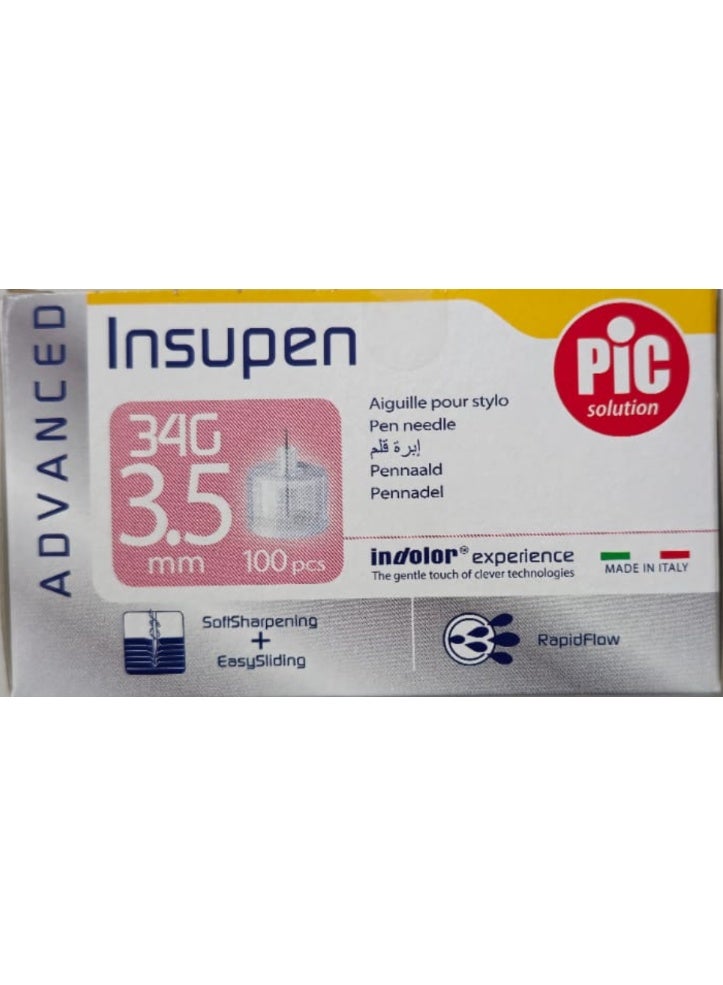 Insupen 34G 3.5 mm Pen Needle
