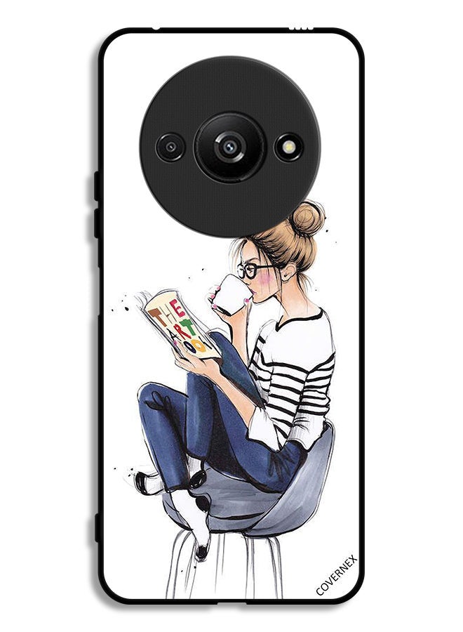 Covernex Xiaomi Redmi A3 4G Protective Case Cover Reading The Art Book - Image 1