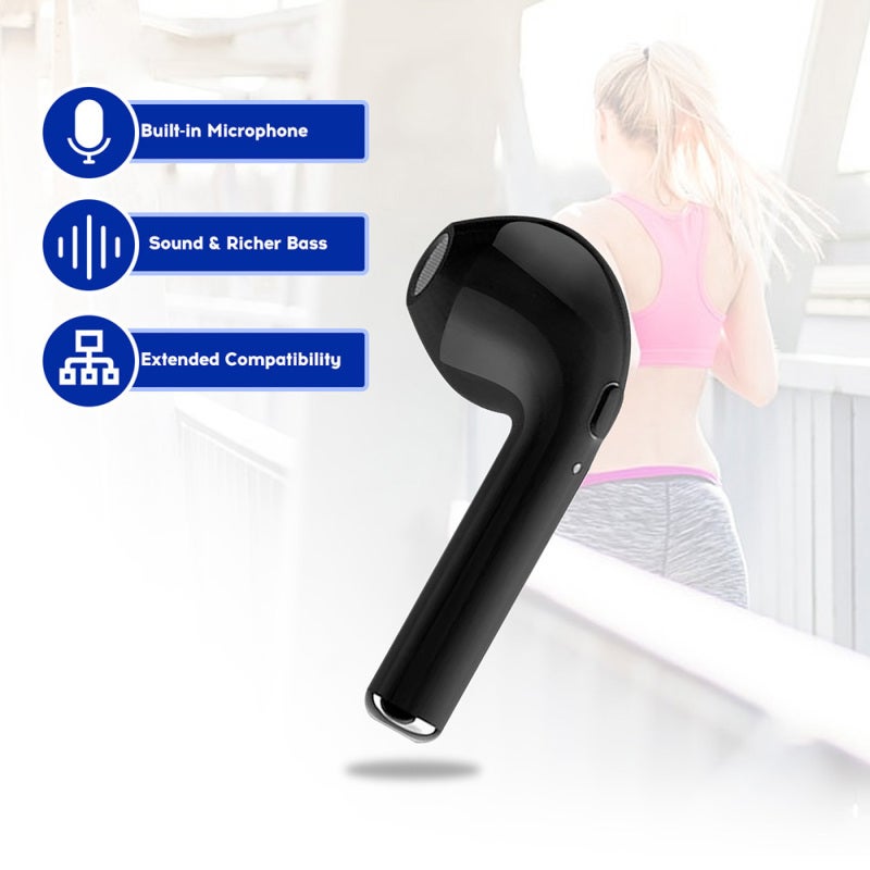 Wireless Earphones In-Ear Stereo Sound Touch Control Headset - Ergonomic Fit Compact 5g Audio for Music Lover Travel Workout - Image 1