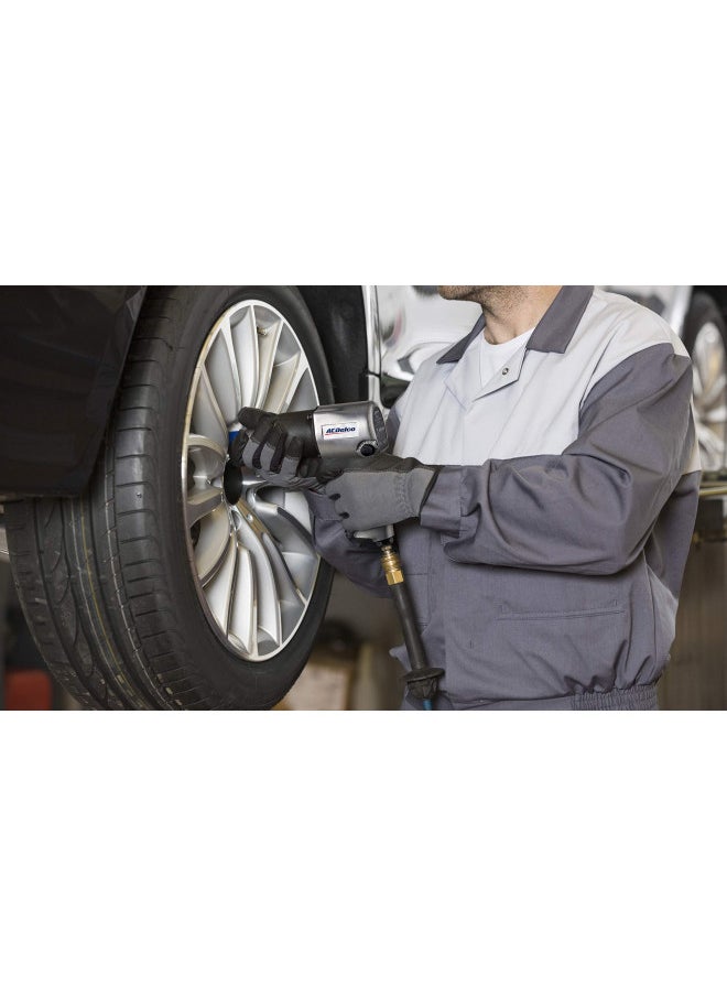 ACDelco ANI405A Heavy Duty Twin Hammer 500 ft-lbs. 5-Speed Pneumatic Impact Wrench Tool Kit