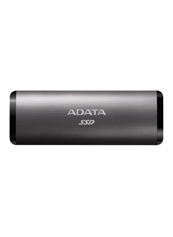 ADATA - SE760 1TB External SSD | Compatible with PS5 XBox Solid State Drive USB Type-C 3.2 Gen 2 | Silver - Image 1
