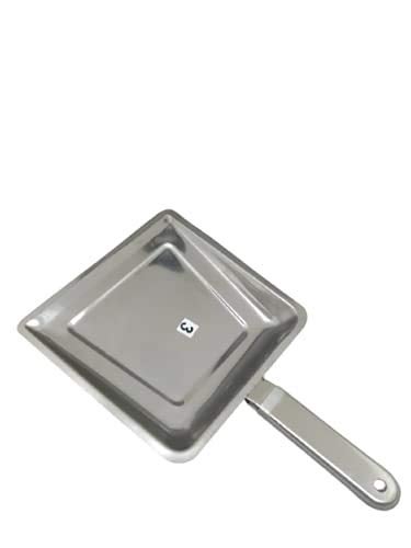 Denique Stainless Steel Dustpan, Supdi Space Saving Dust and Debris Cleaning Tool Ideal for Home and Commercial Use, Silver - Image 3