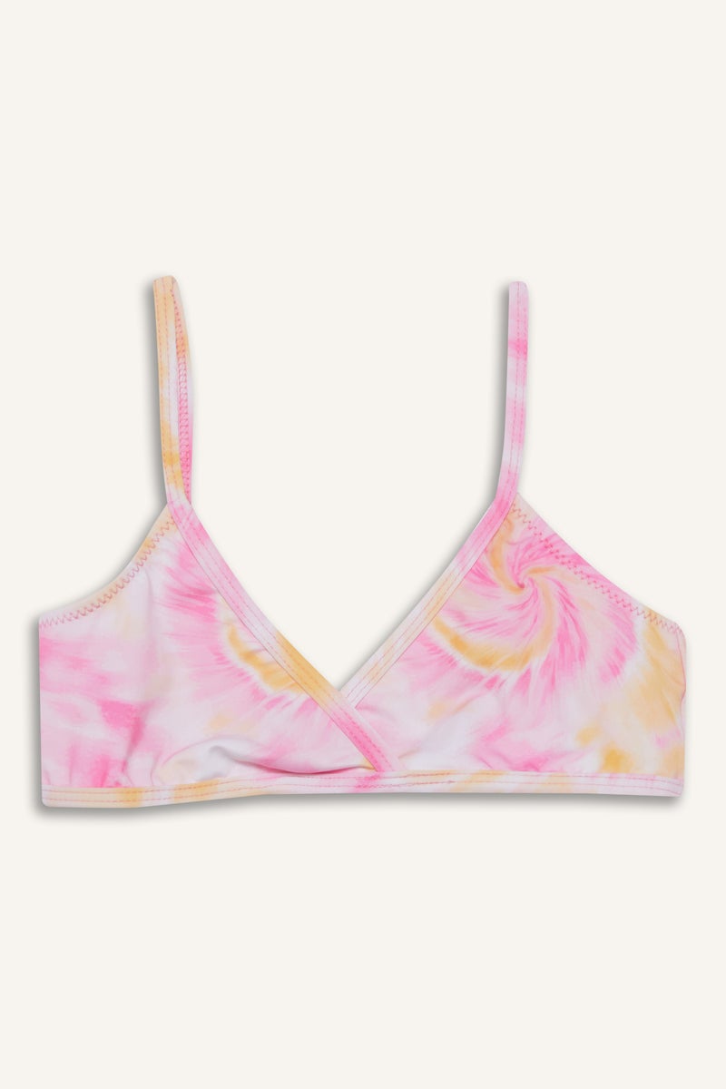 DeFacto Pink Girl Girl Batik Patterned Bikini Set Casual - Image 2